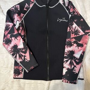 Layatone Black and Pink Neoprene Jacket